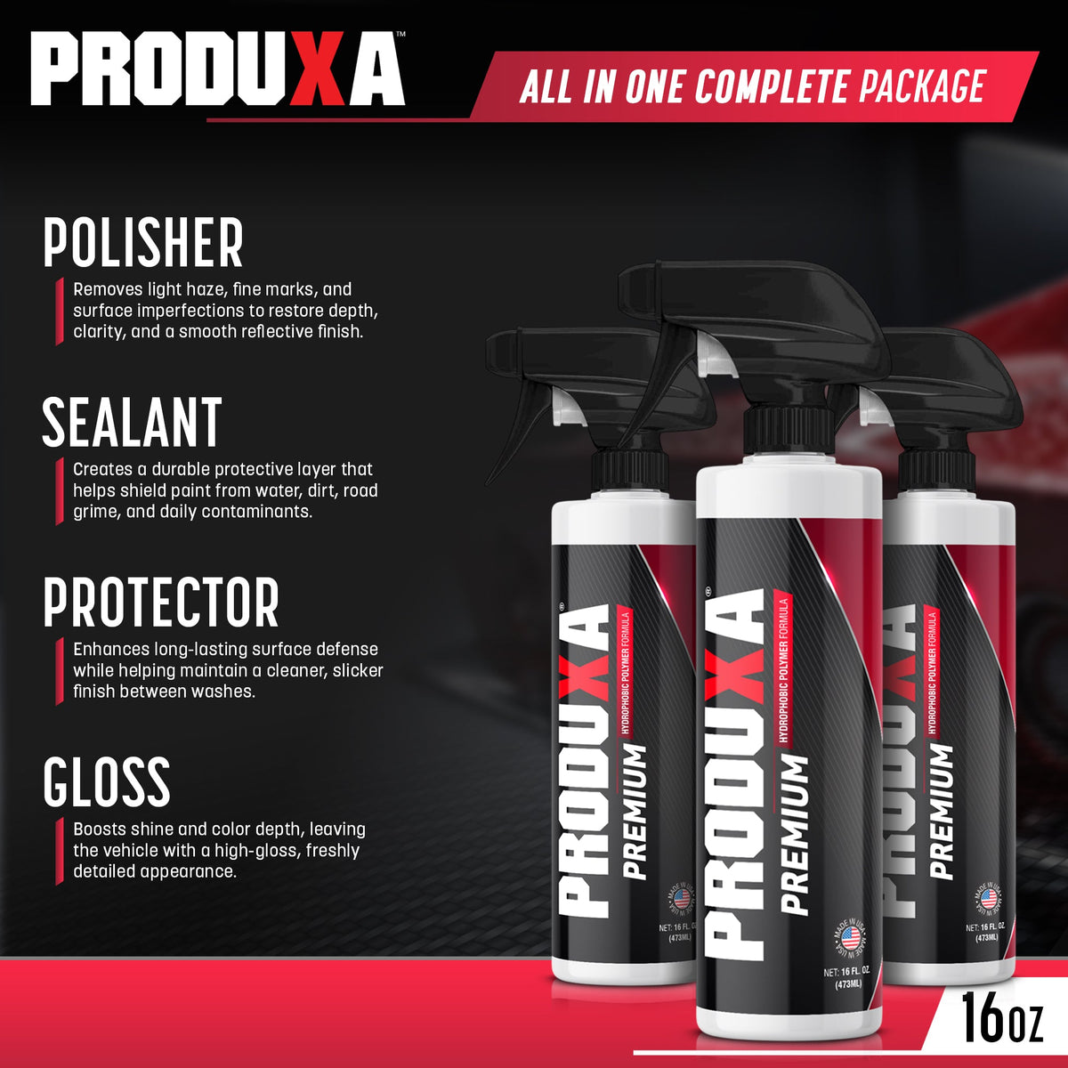 PRODUXA® Premium | Car Polish, Sealant & Protectant
