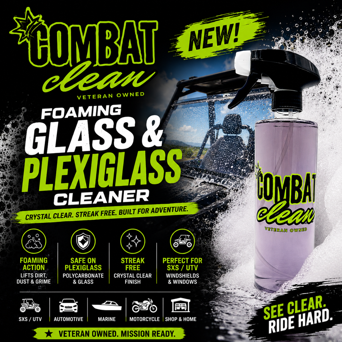 All Clean (Foaming Glass and Plexiglass Cleaner)