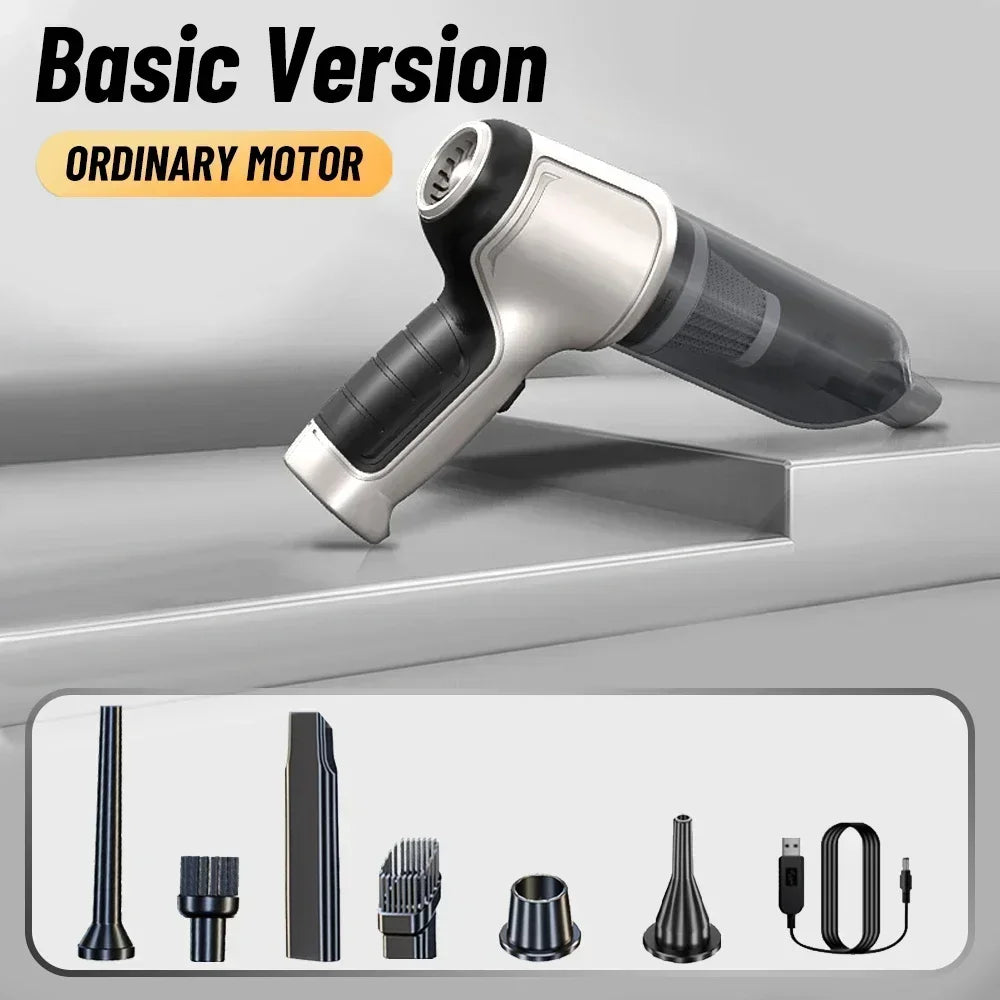 95000PA Car Vacuum Cleaner  Wireless Powerful Cleaning Machine Auto Robot Car Accessories Home Appliance Strong Suction As Gift